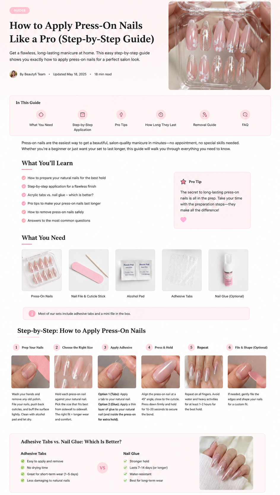 How to Apply Press-On Nails Like a Pro: The Complete Beginner Guide